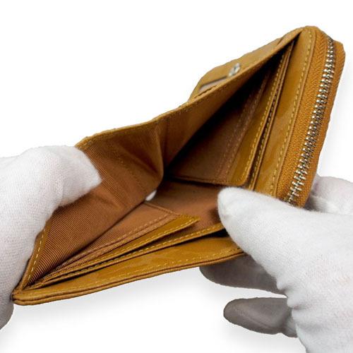 二つ折り財布 牛革 パスケース収納付き ラウンドファスナー小銭入れ付き 迷彩柄 BelGiorno ベルジョルノ M90-004 |  | 02