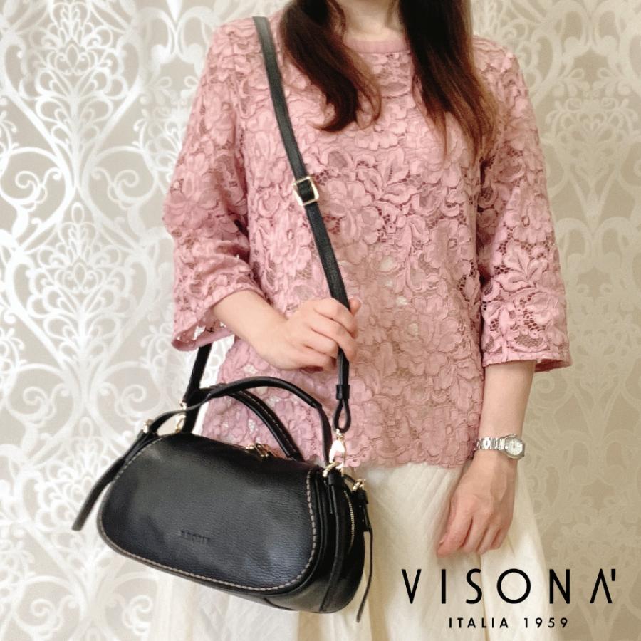 PLINIO VISONA プリニオ ヴィソナ イタリア製 本革 ハンドバッグ PLINIO VISONA プリニオ ヴィソナ イタリア製 本革 ハンドバッグ