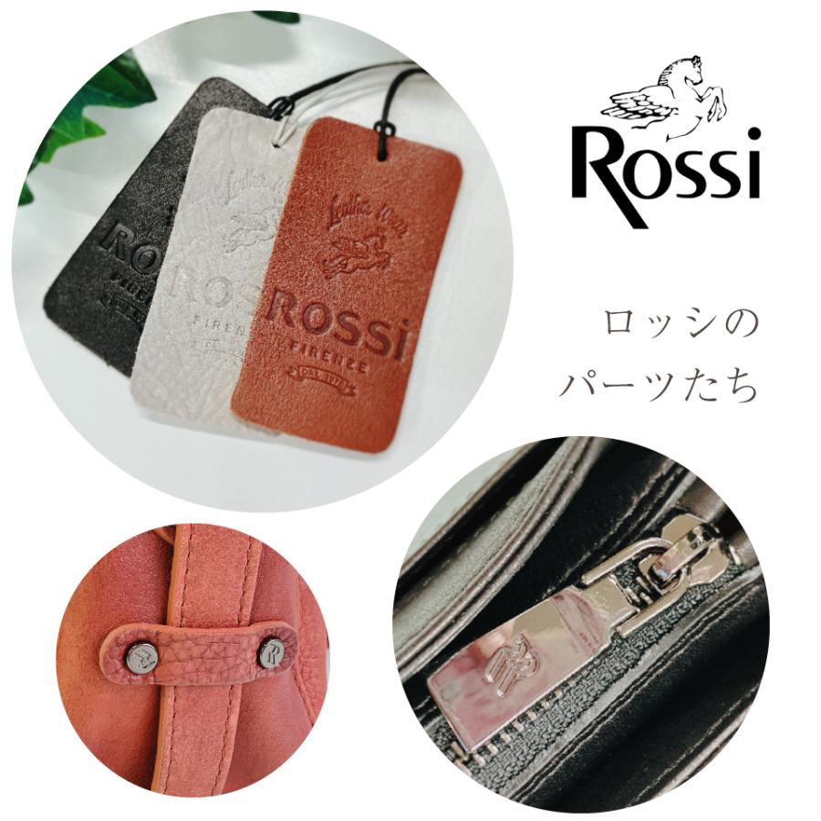 Rossi  革 ショルダーバック ブルーノロッシ Bruno Rossi イタリア製 本革 馬蹄型 ショルダーバッグ