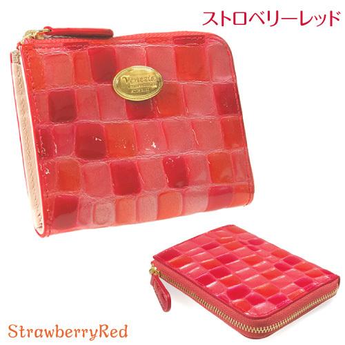 L字ファスナー 薄型 軽量 ミニ財布 レディース 本革 カードケース   STE-03 |  | 03
