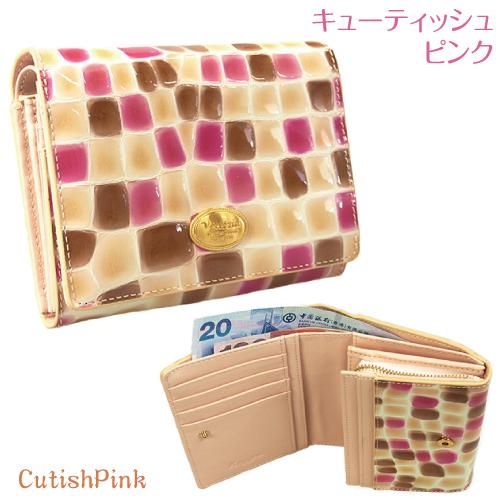 二つ折り財布 牛革 本革 大容量 L字ファスナー式 小銭入れ付きステンドグラス調 レディ−ス 札入れ アコーディオンマチ 送料無料 STE-06 |  | 15