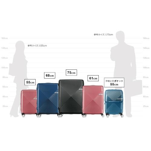 【ポイント10倍】【SALE 35%OFF】スーツケース SAMSONITE サムソナイト ヴォラント Spinner 55cmファスナー フロントポケット 国内線機内持込可 DY9-005 |  | 12