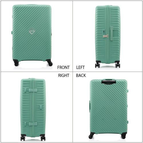 【ポイント10倍】アメリカンツーリスター ダイアジップ DIAZIP スピナー66 59L スーツケース UI5-002 最軽量 止水ファスナー TSAロック搭載 サイドフック付 |  | 04