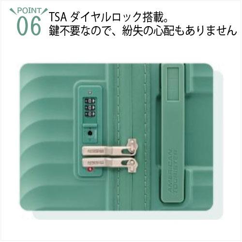 【ポイント10倍】アメリカンツーリスター ダイアジップ DIAZIP スピナー76 95L スーツケース UI5-003 最軽量 止水ファスナー TSAロック搭載 サイドフック付 |  | 13