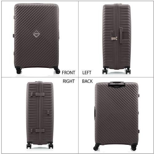 【ポイント10倍】アメリカンツーリスター ダイアジップ DIAZIP スピナー76 95L スーツケース UI5-003 最軽量 止水ファスナー TSAロック搭載 サイドフック付 |  | 04