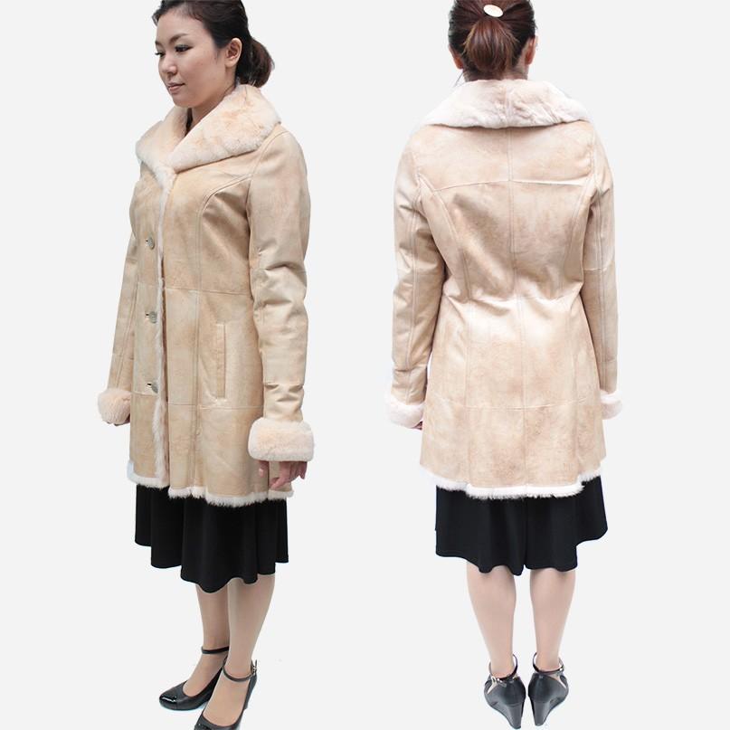 フランスパリの有名ブランドメーカー 毛皮コート レディース ラビット