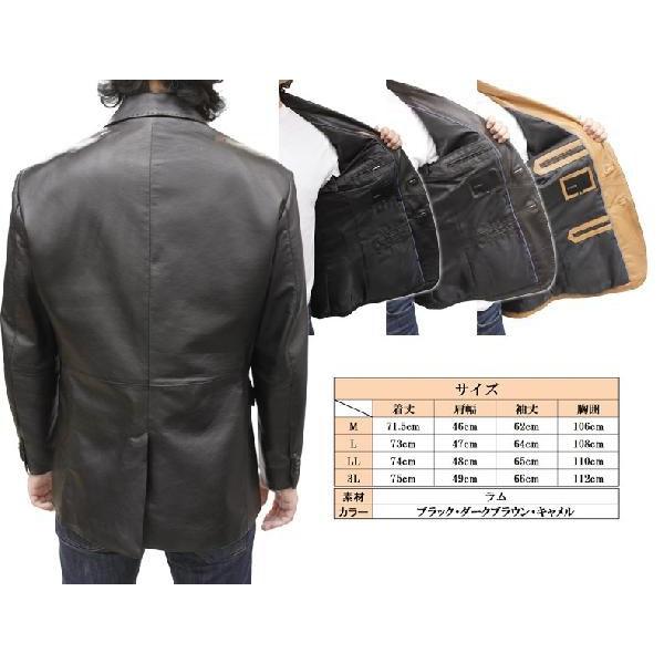 レザージャケット 革ジャン メンズ テーラードジャケット 本革 ハンド