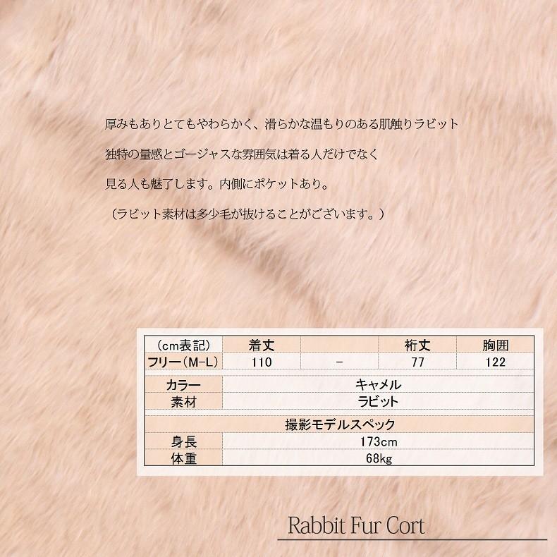 メンズ 毛皮コート ラビットファーコート 38100-110 紳士毛皮 本毛皮