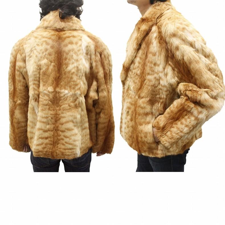 毛皮ジャケット メンズ ファージャケット キャットダブルファー 毛皮ジャケット メンズ ファージャケット キャットダブルファー
