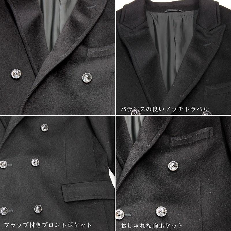 カシミヤ100% カシミヤコート メンズ ハーフコート ロングコート