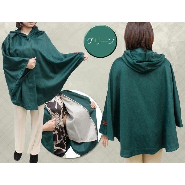 カシミヤケープ マント 全5色 フード付き 有名メーカー カシミヤ100
