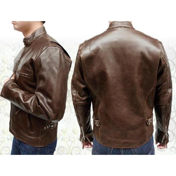 ライダースジャケット シングル ライダース メンズ レザージャケット