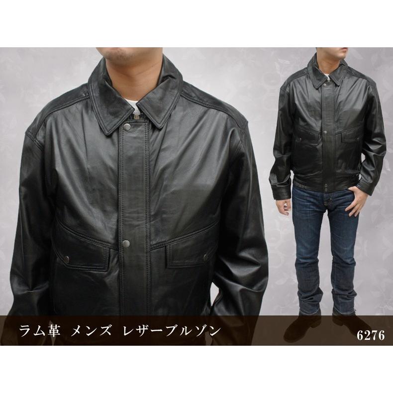 レザージャケット 本革ジャケット メンズ ラム 羊革 ダブルクローズ