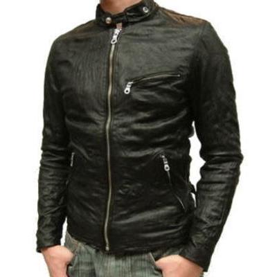 レザージャケット 革ジャン メンズ ライダースジャケット 本革 カラー