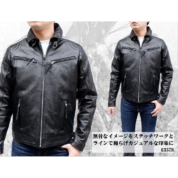 ライダースジャケット 革ジャン レザージャケット メンズ バッファロー