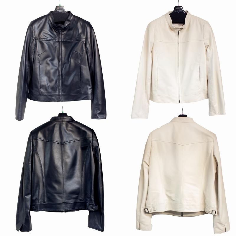 ラム革 シングルライダースジャケット レディース レザージャケット