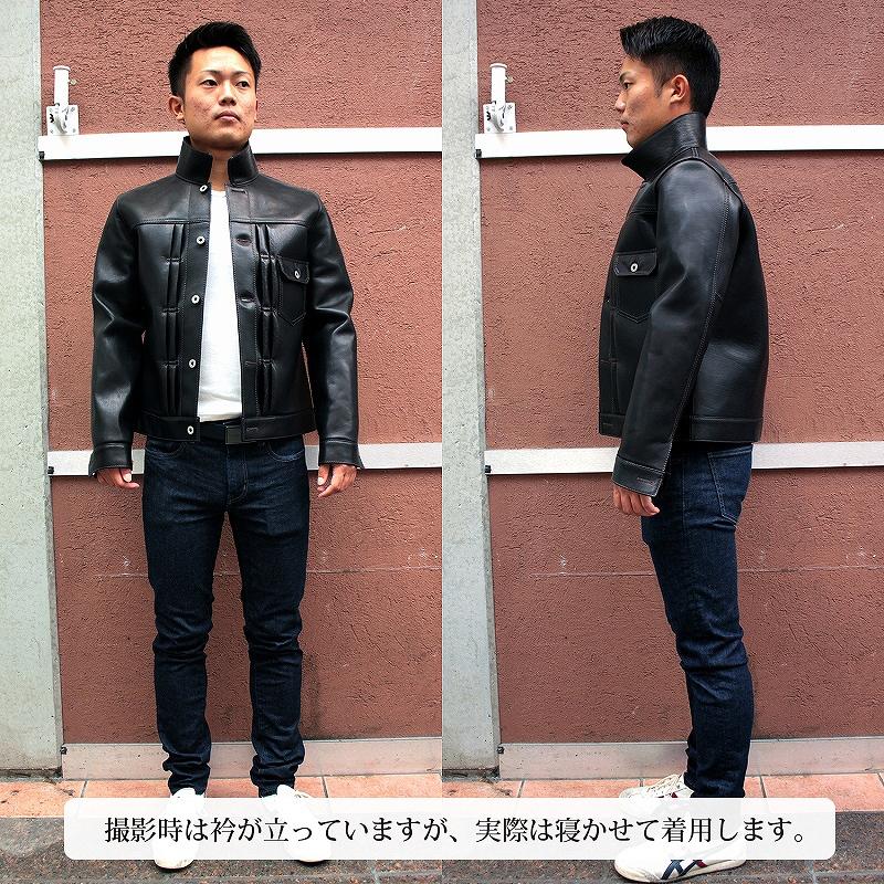 Y'2 LEATHER EB-140 馬革 革ジャン メンズ ホースハイド レザー Y'2 LEATHER EB-140 馬革 革ジャン メンズ ホースハイド レザー