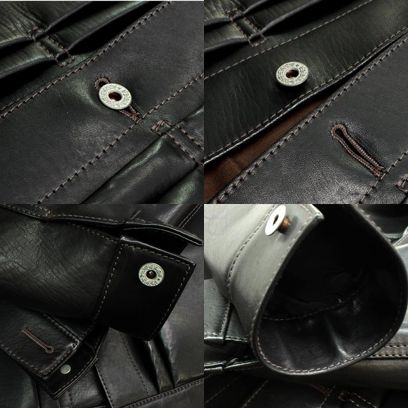 Y’2 LEATHER ホースハイド M レザージャケット WAI-TWO 黒 限定モデル 】 【 Y'2 LEATHER（ワイツーレザー） 】 ホース