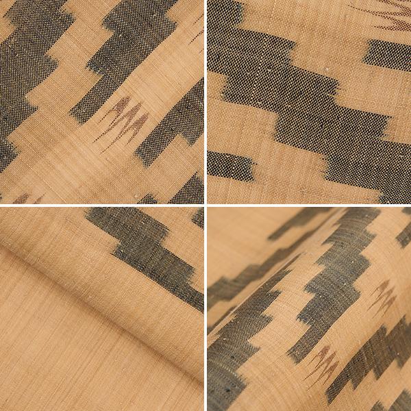 重要無形文化財喜如嘉の芭蕉布　トゥイグワー模様名古屋帯【中古】