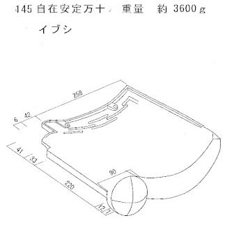 安定自在万十軒　三州　瓦　和形｜kawara-shop｜06