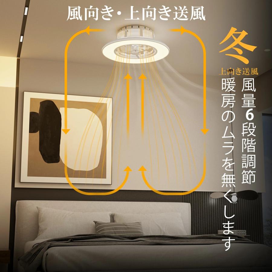 シーリングファンライト 首振り led 導光板 12畳 4500lm 静音 調光調色 
