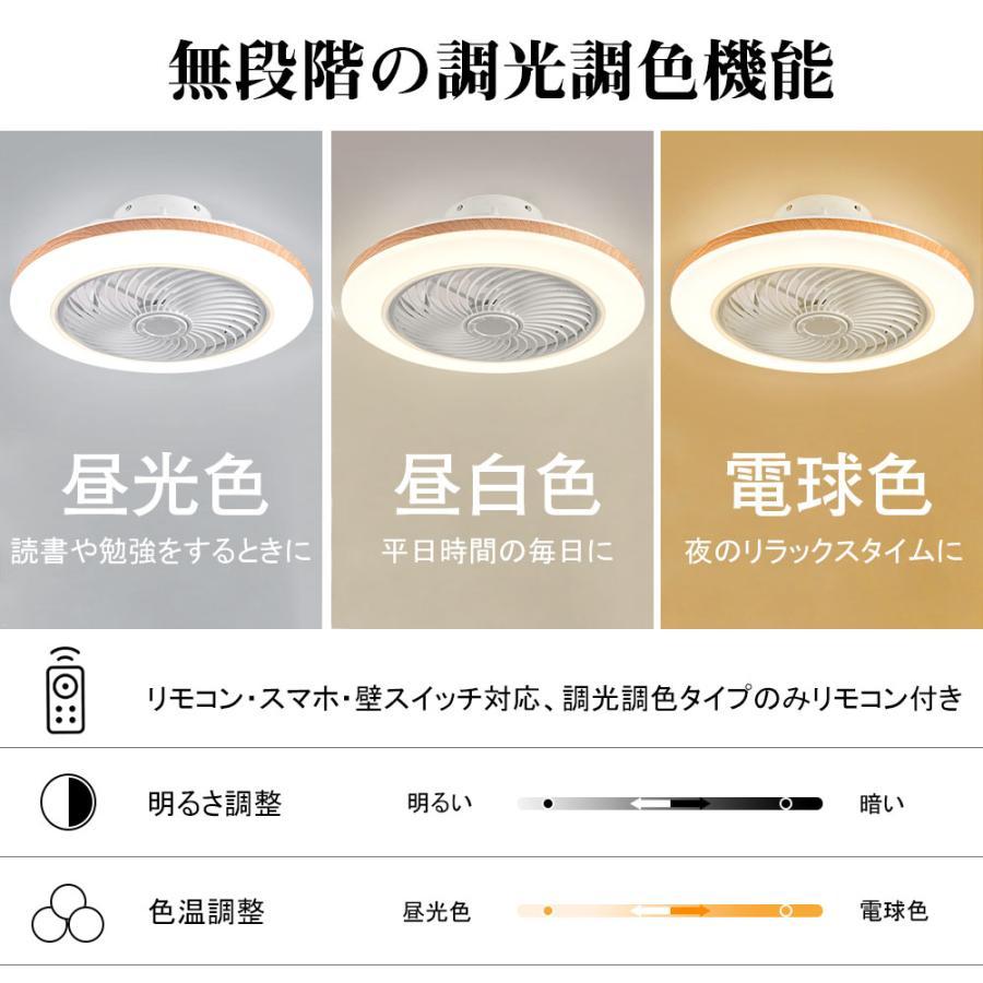 シーリングファンライト シーリングファン LED リモコン 6畳 8畳 調光