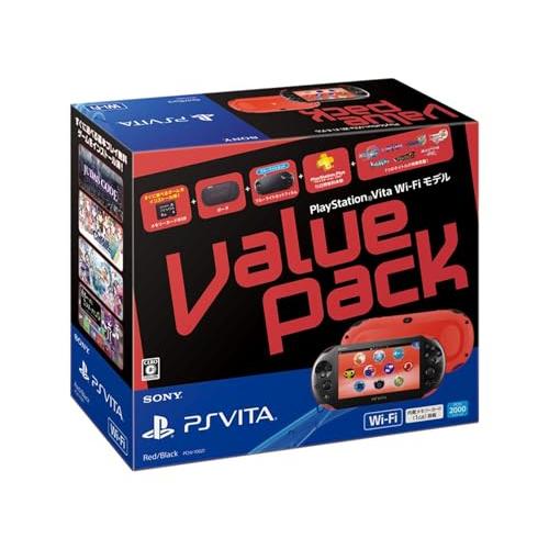 PlayStation Vita Value Pack Wi-Fiモデル レッド/ブラック【メーカー