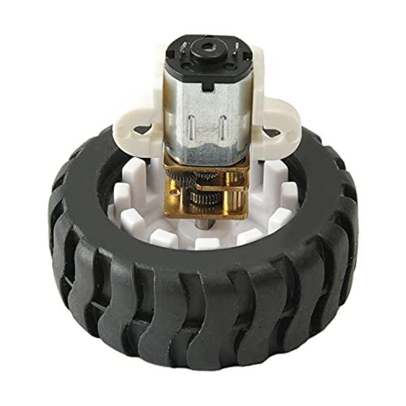 Fielect Nミニギアモーターセット ギヤードモーター 減速電機 電動 ホイールセット付きオープンギアモーター ギヤードモーター 高 河瀬商店 通販 Yahoo ショッピング