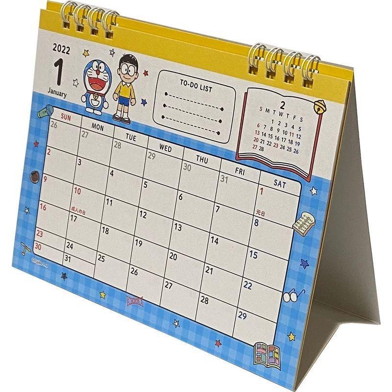 ドラえもん22年卓上リングカレンダー 河瀬商店 通販 Yahoo ショッピング