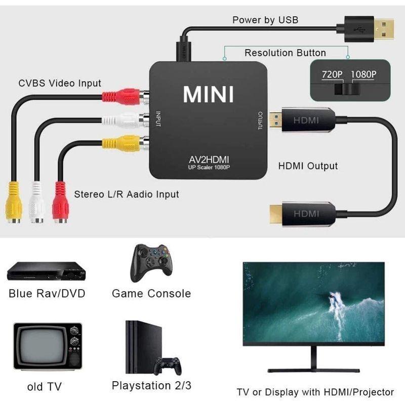 RCA HDMI 変換 コンバーター AV to HDMI変換アダプター AV2HDMI USBケーブル付き 音声転送 1080/720P切 ONkZG0ahbl, AV周辺機器 - centralcampo.com.br RCA HDMI 変換 コンバーター AV to HDMI変換アダプター AV2HDMI USBケーブル付き 音声転送 1080/720P切 ONkZG0ahbl, AV周辺機器 - centralcampo.com.br