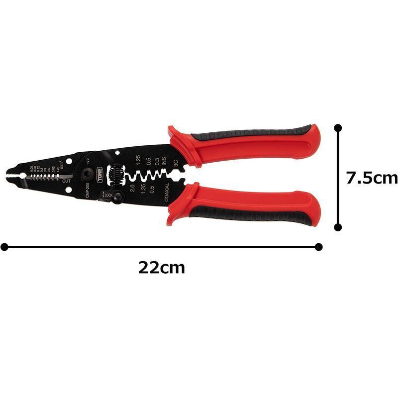 トネ(TONE) 電工ペンチ CMP-200 レッド 全長220mm :20211031162504-00044:河瀬商店 - 通販 - Yahoo!ショッピング トネ(TONE) 電工ペンチ CMP-200 レッド 全長220mm :20211031162504-00044:河瀬商店 - 通販 - Yahoo!ショッピング