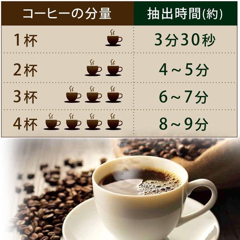 アイリスオーヤマ コーヒーメーカー 全自動 メッシュフィルター付き 1~4杯用 ブラック IAC-A600｜kawase-shop｜04