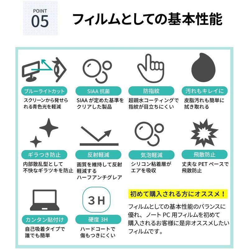 LOE ロエ 14インチ 抗菌 16:9 ブルーライトカット ハーフアンチグレア 14型ノートパソコン 用 縦横比 保護フィルム LOE ロエ 14インチ 抗菌 16:9 ブルーライトカット ハーフアンチグレア 14型ノートパソコン 用 縦横比 保護フィルム