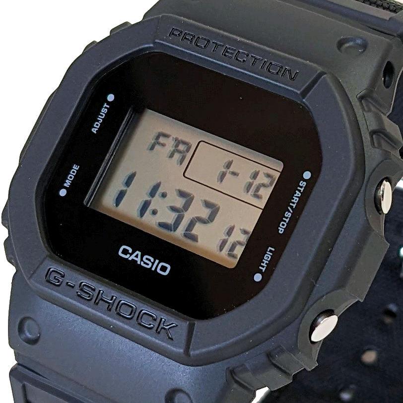 G-SHOCK DW-5600BCE-1JF Utility blackシリーズ デジタル腕時計 メンズ 国内正規品