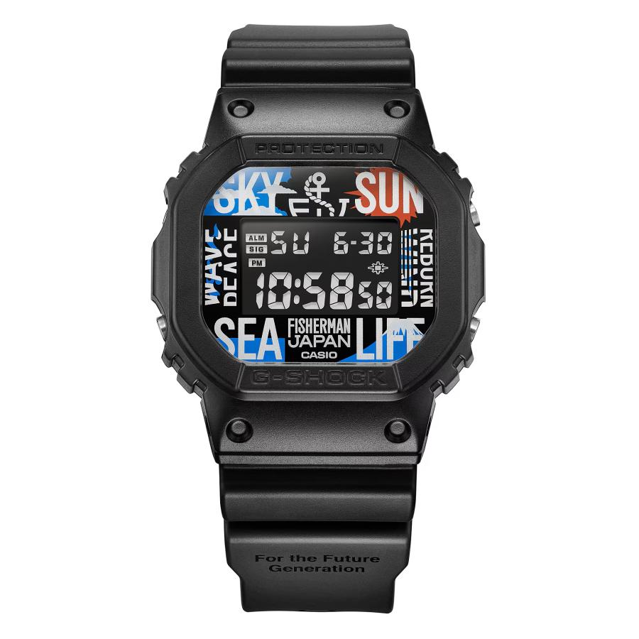 G-SHOCK カシオ DW-5600RF24-1JR FISHERMAN JAPAN 10周年記念モデル 