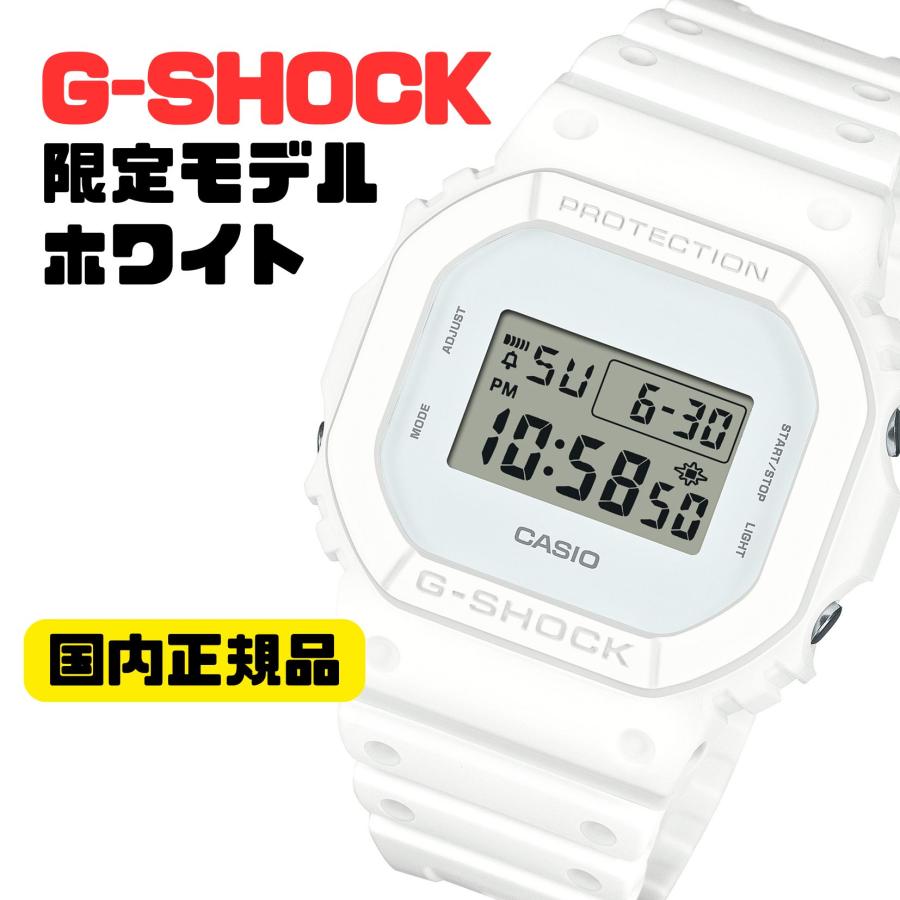 G-SHOCK 限定品！G-SHOCK DW-5600WW-7JF ホワイト メンズ腕時計 カシオ