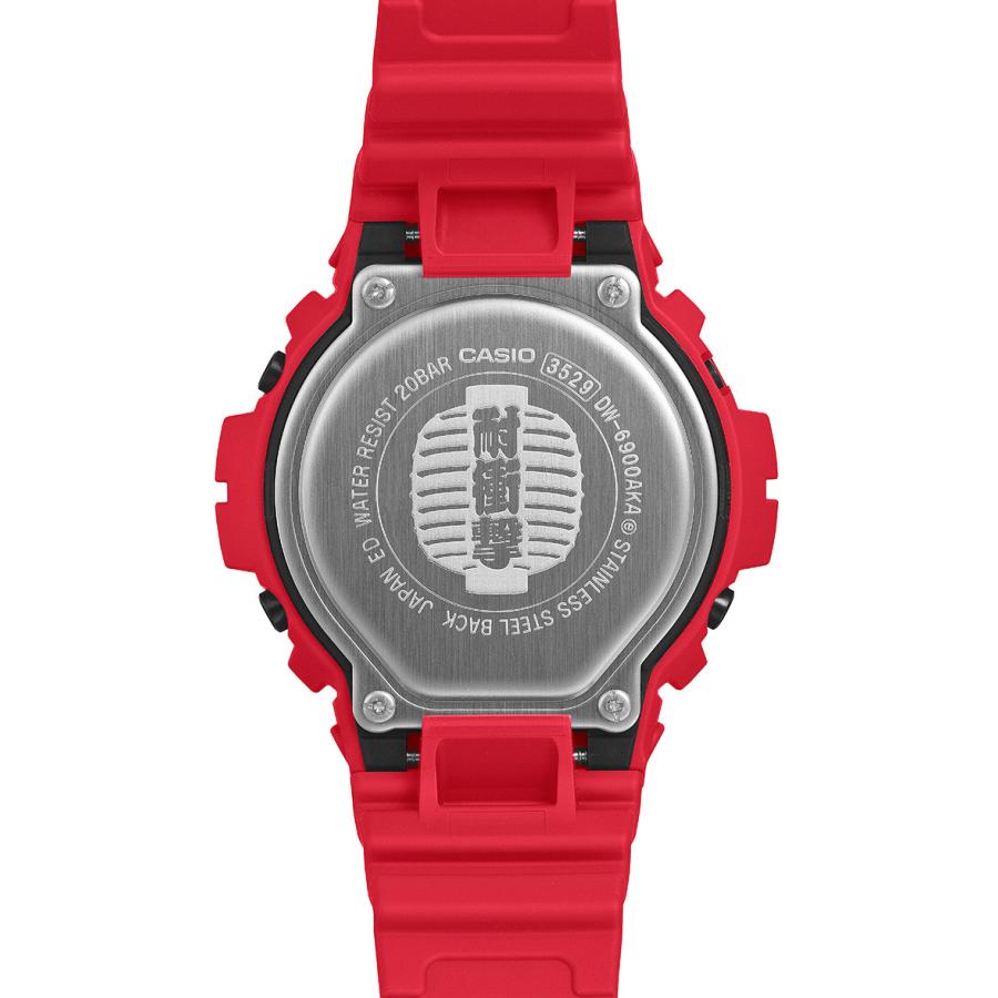 【廃盤】CASIO G-SHOCK DW-6900 デジタル腕時計 レッド G-SHOCK DW-6900AKA-4JR 赤提灯 モチーフ レッド デジタル 腕時計