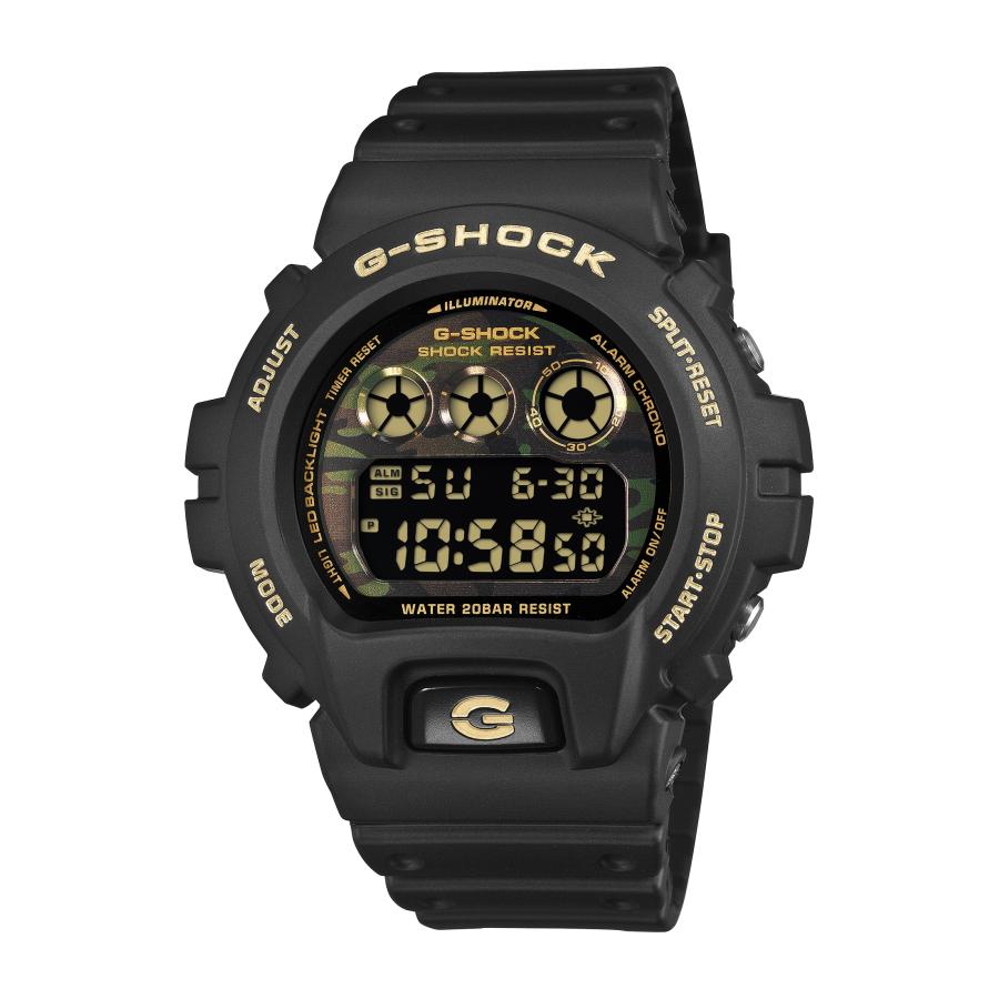 G-SHOCK DW-6900CF-1JF 迷彩 カモフラ ブラック メンズ 腕時計