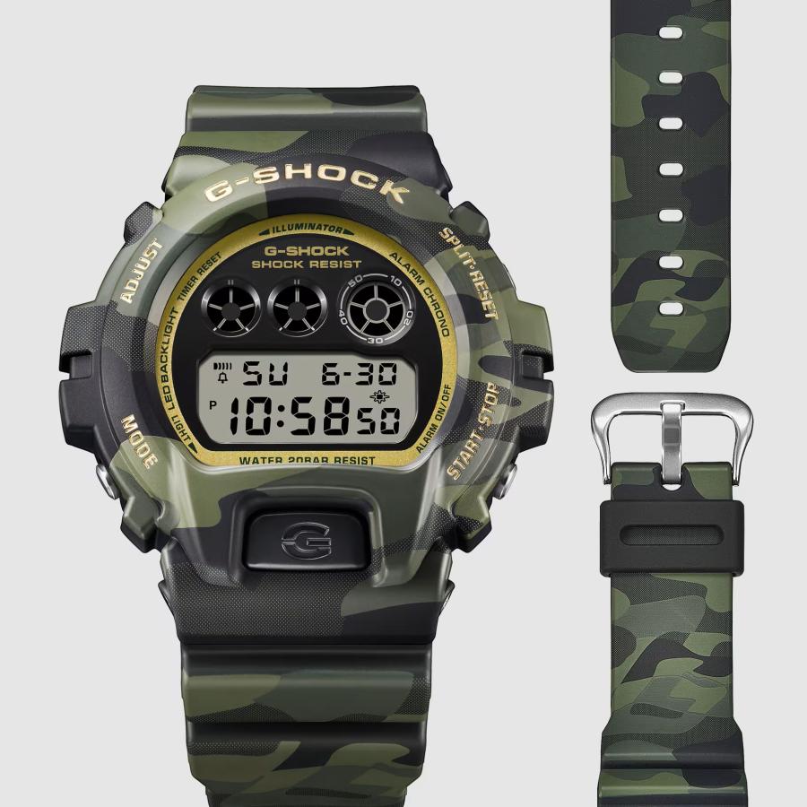 G-SHOCK DW-6900CMG-3JF カモフラ柄 メンズ 腕時計 デジタルウオッチ