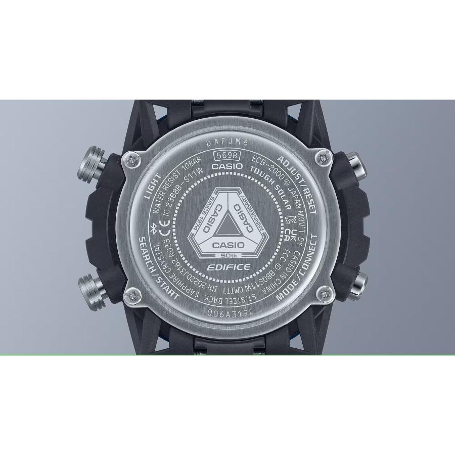 EDIFICE（CASIO） カシオ腕時計50周年記念 EDIFICE ECB-2000SS