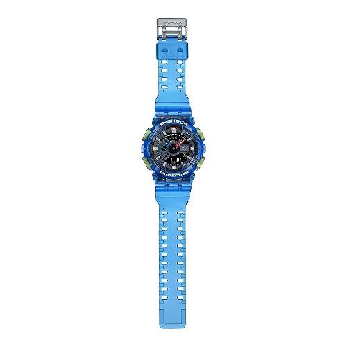 CASIO カシオ 腕時計 G-SHOCK JOYTOPIAシリーズ GA-110JT-2AJF ブラック文字盤 ブルー ラバー メンズ 新品未使用展示品【本物保証】 G-SHOCK ブルースケルトン GA-110JT-2AJF アナデジ腕時計 メンズ