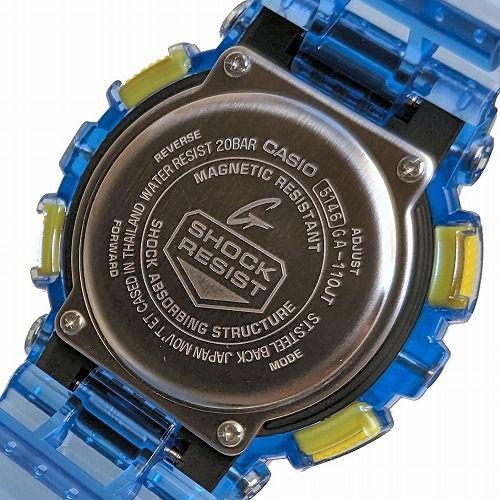 G-SHOCK ブルースケルトン GA-110JT-2AJF アナデジ腕時計 メンズ
