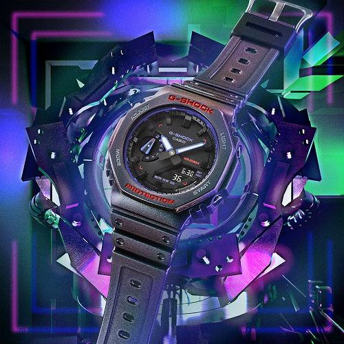 G-SHOCK CASIO GA-2100AH-6AJF カーボンコアガード構造 アナデジ腕時計 