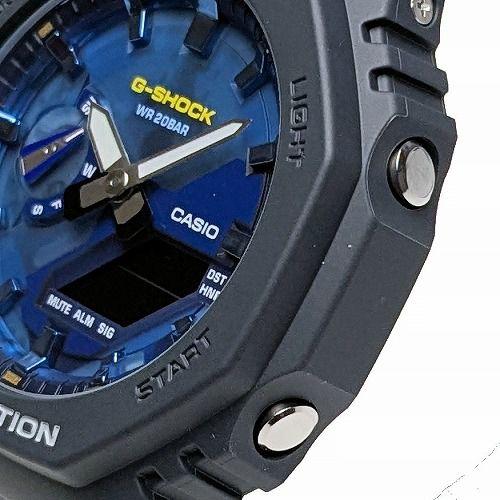 G-SHOCK CASIO GA-2100AS-2AJF アナデジ ブルー 耐衝撃 20気圧防水