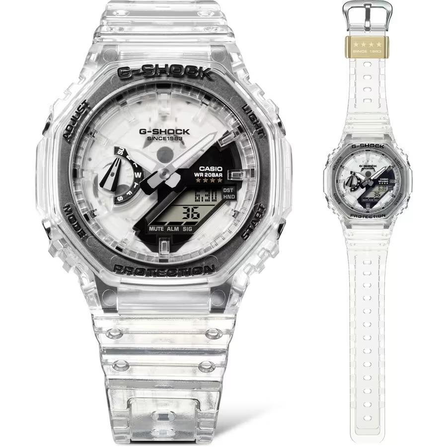 G-SHOCK 40周年 限定品 GA-2140RX-7AJR メンズ アナログ・デジタル腕時計 Clear Remix  国内正規品｜kawashima｜03