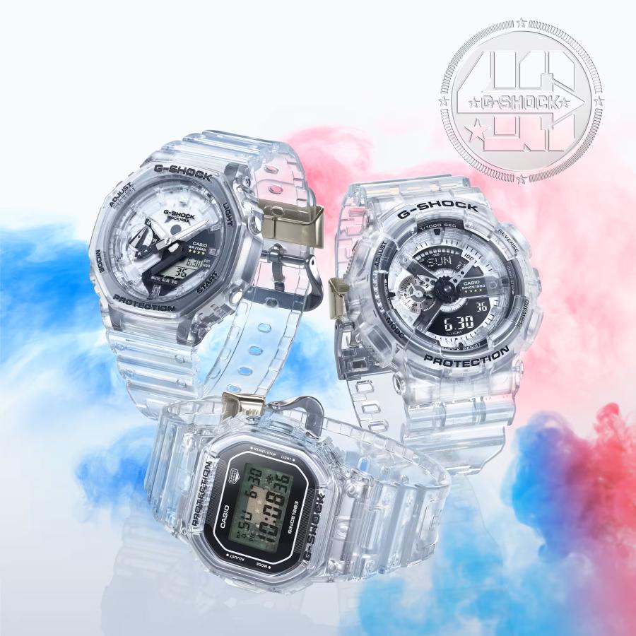 G-SHOCK 40周年 限定品 GA-2140RX-7AJR メンズ アナログ・デジタル腕時計 Clear Remix  国内正規品｜kawashima｜07