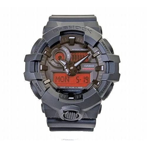 G-SHOCK CASIO GA-700BBR-1AJF ブラック レッド メンズ腕時計 アナデジ