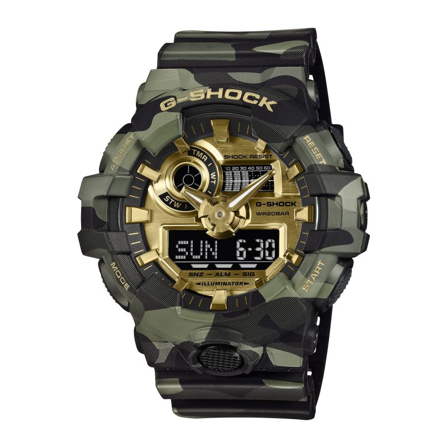 G-SHOCK GA-700CMG-3AJF カモフラージュ ゴールドフェイス カーキ