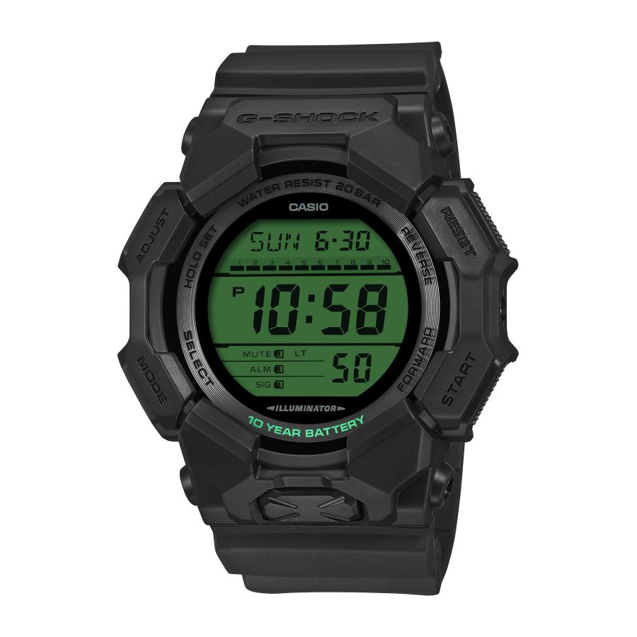 【美品】CASIO G-SHOCK デジタル腕時計 ブラック G-SHOCK Gショック 40周年 リマスター・ブラック シリーズ 限定 カシオ