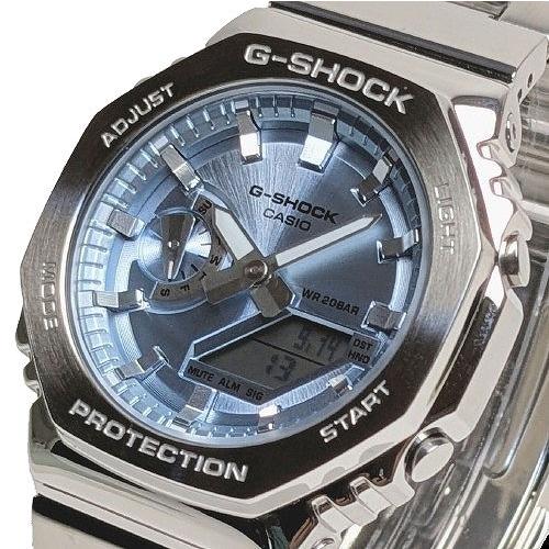 G-SHOCK メタル アナログ 腕時計 GM-2110D-2BJF ネイビー メンズ
